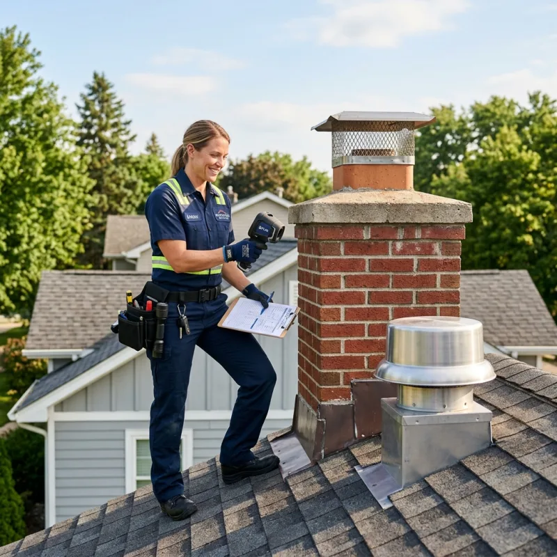 Technician inspecting a Wendouree roof cavity and ductwork for a dead bird